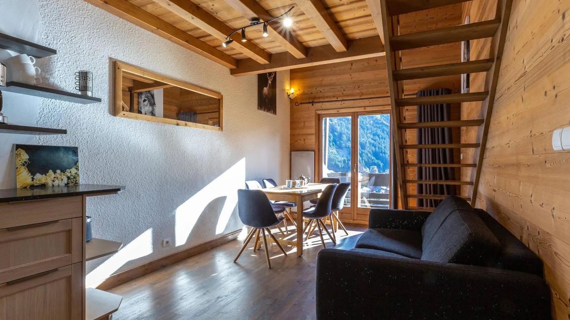 Charmant Duplex 8 Pers. Skis Aux Pieds A Meribel Mottaret, Balcon, Cuisine Equipee, Animaux Admis - Fr-1-355-141